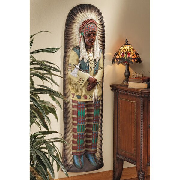 Chief Lone Raven Wall Sculpture